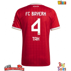 Bayern Munich Jonathan Tah #4 Replica Home Stadium Shirt for Women 2026-27 Short Sleeve